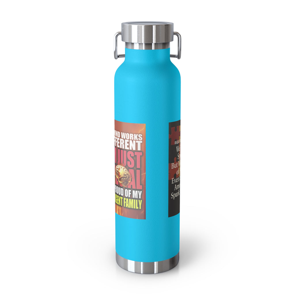 Autism Awareness 22oz Insulated Bottle — Rainbow Multi-Color Collection