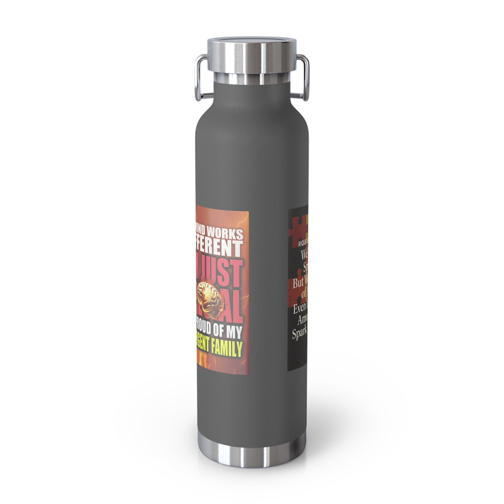 Autism Awareness 22oz Insulated Bottle — Rainbow Multi-Color Collection