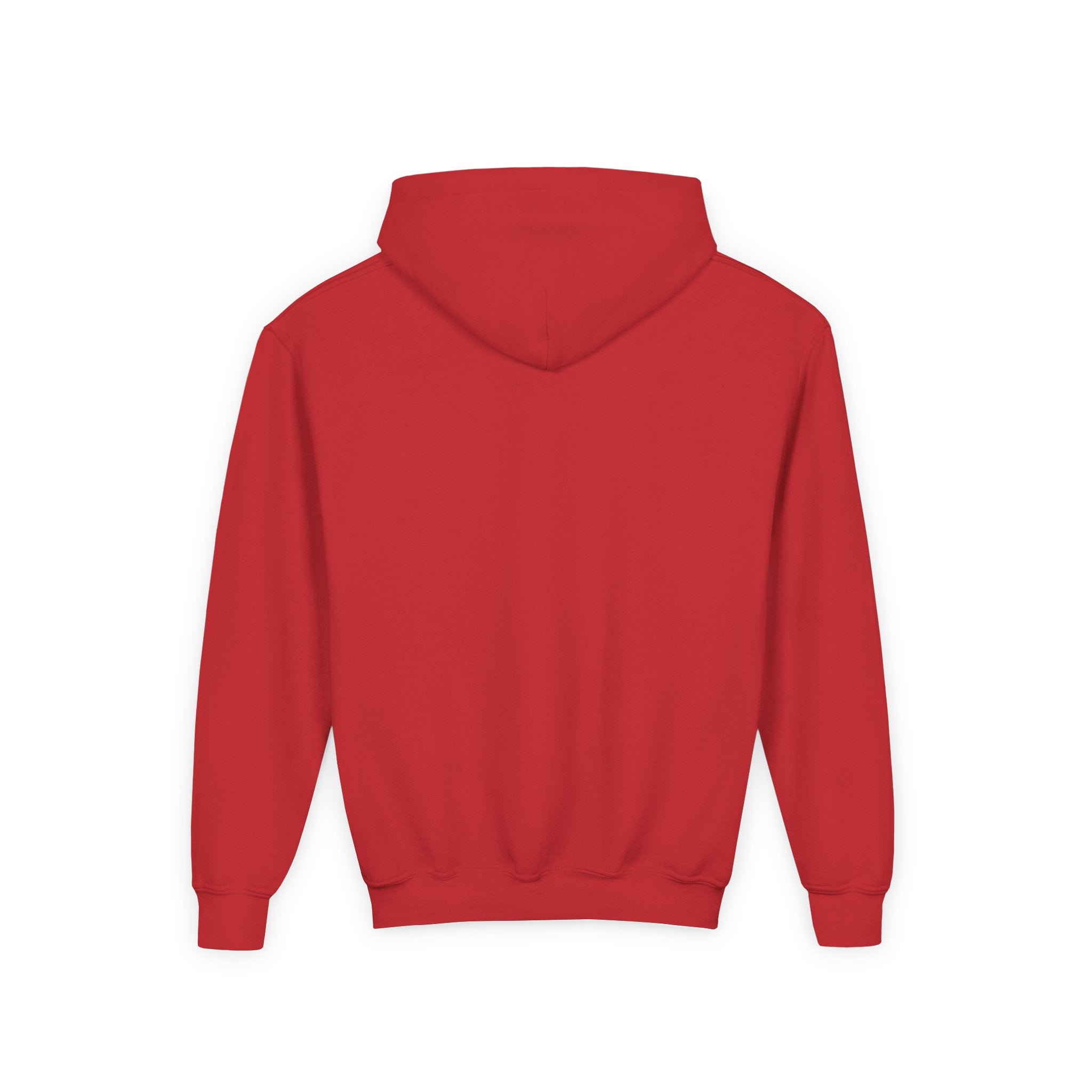 Youth Hoodie — 'Stay Wild, Be Brave' Heart Flame Graphic