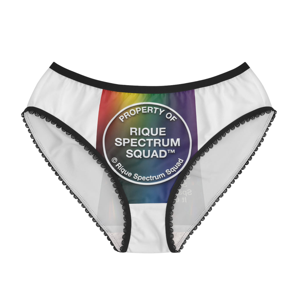 Rique Spectrum Squad™ Women's Briefs — Rainbow Neurodiversity Pride Underwear