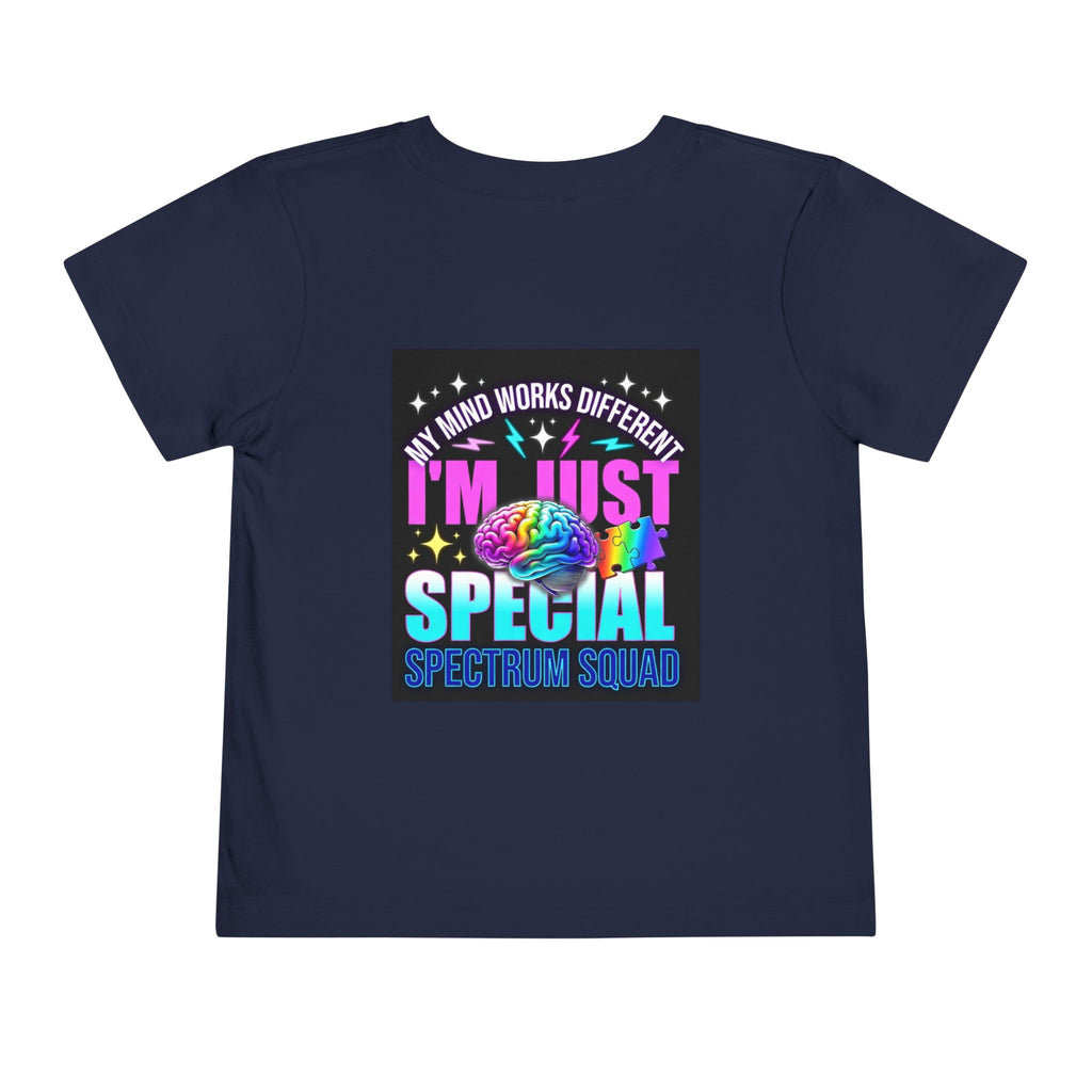 Toddler Tee — "My Mind Works Different" Autism Spectrum Pride Kids Shirt