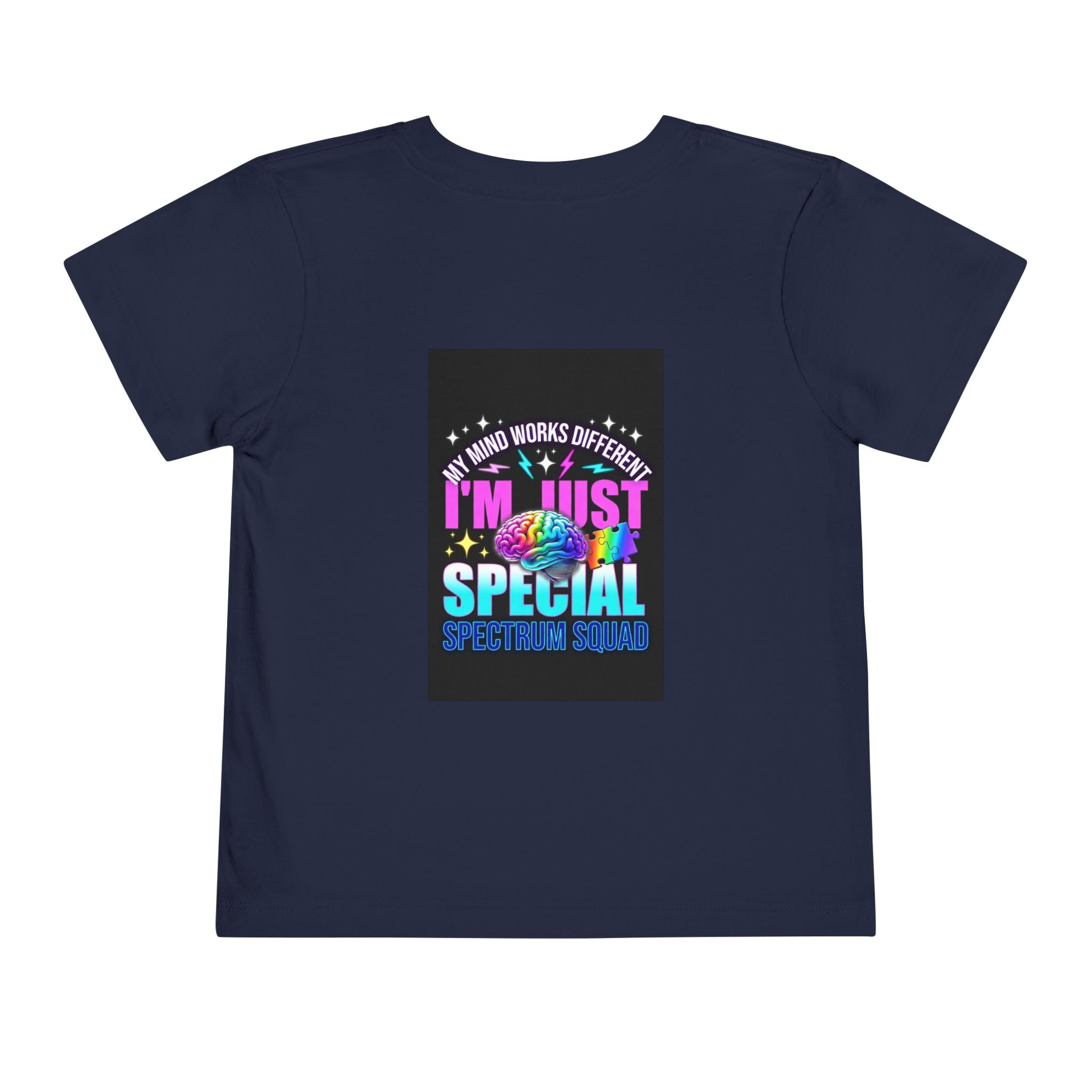 Toddler Tee — "My Mind Works Different I'm Just Special" Autism Pride Shirt