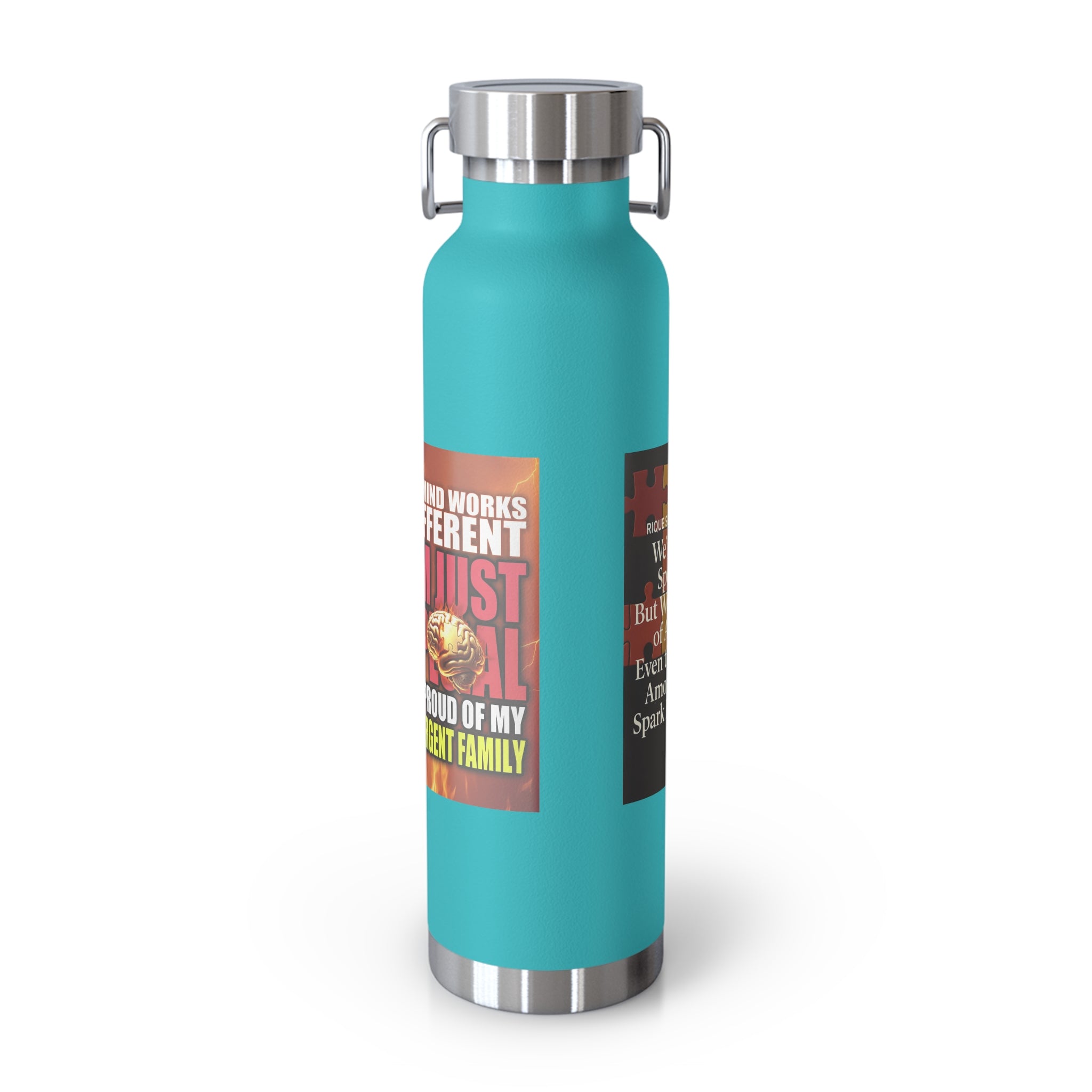 Autism Awareness 22oz Insulated Bottle — Rainbow Multi-Color Collection
