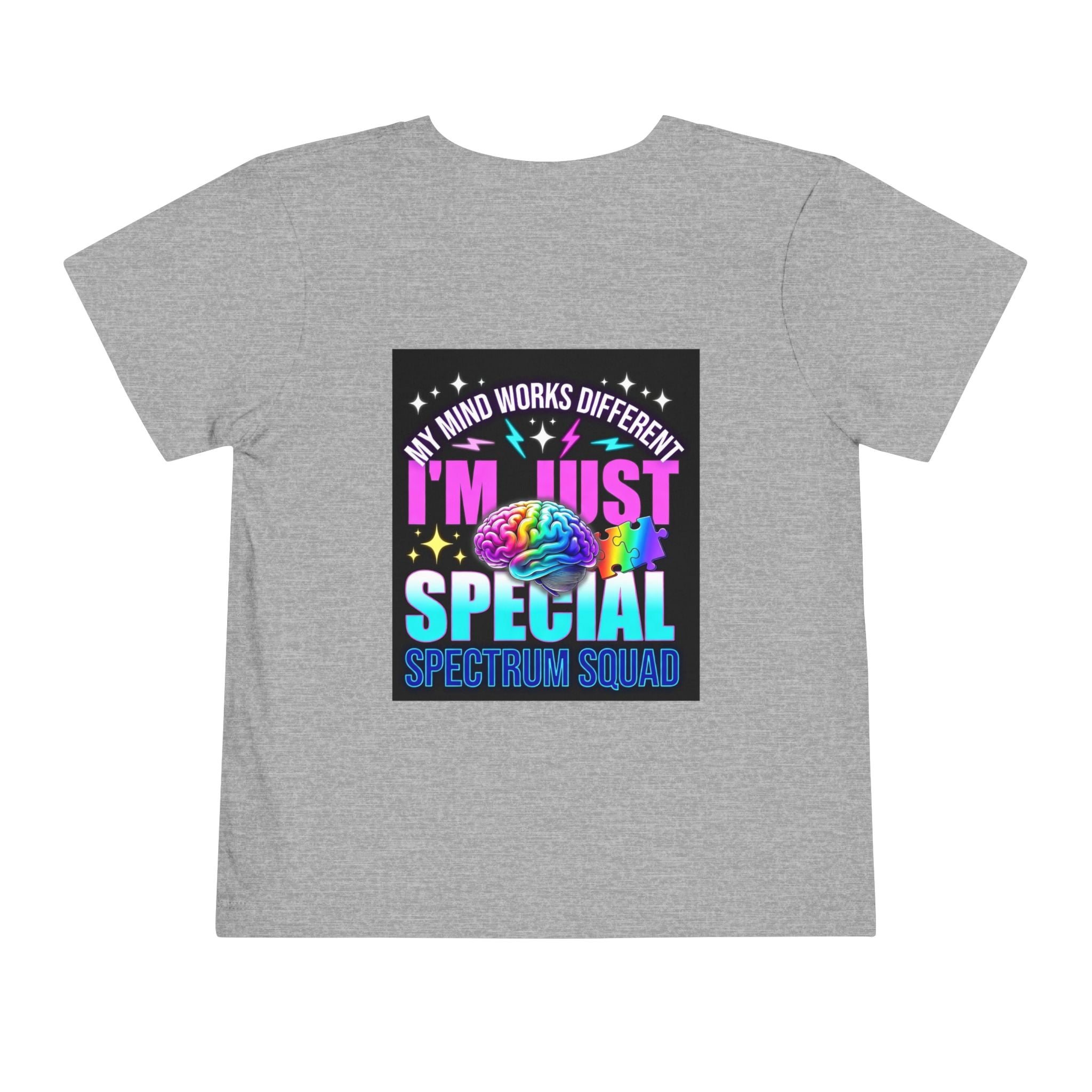 Toddler Tee — "My Mind Works Different" Autism Spectrum Pride Kids Shirt