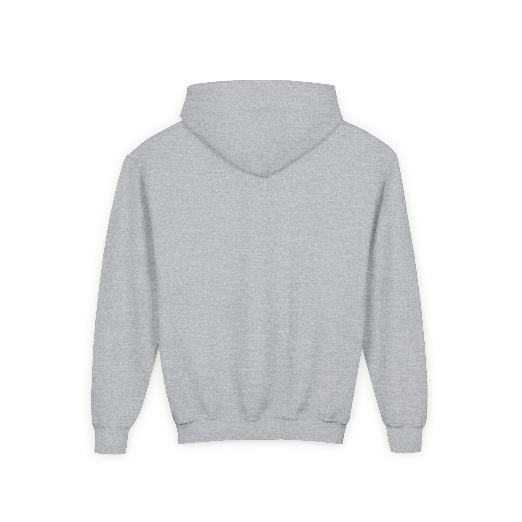 Youth Hoodie — 'Stay Wild, Be Brave' Heart Flame Graphic