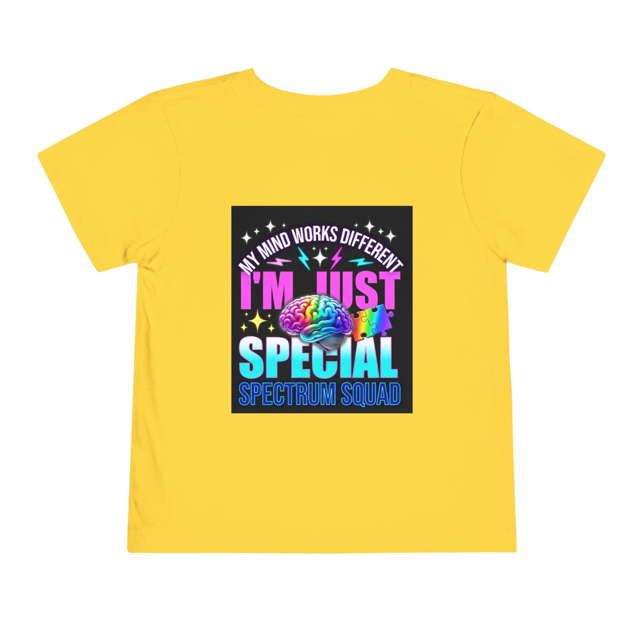 Toddler Tee — "My Mind Works Different" Autism Spectrum Pride Kids Shirt