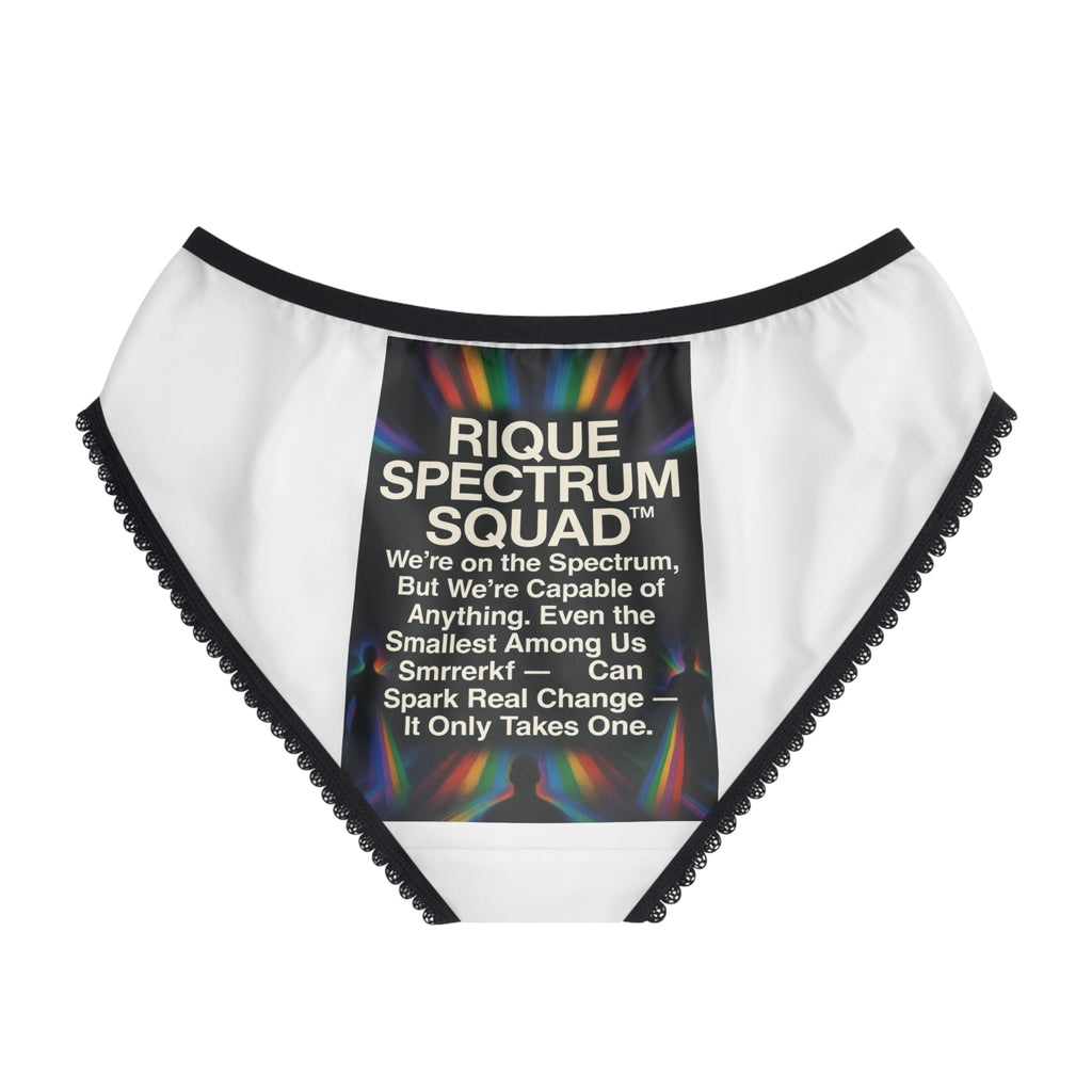 Rique Spectrum Squad™ Women's Briefs — Rainbow Neurodiversity Pride Underwear
