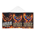 Phoenix Hooded Towel — "I Go Into the Fire and Rise From the Ashes Stronger" Youth Bath Wrap