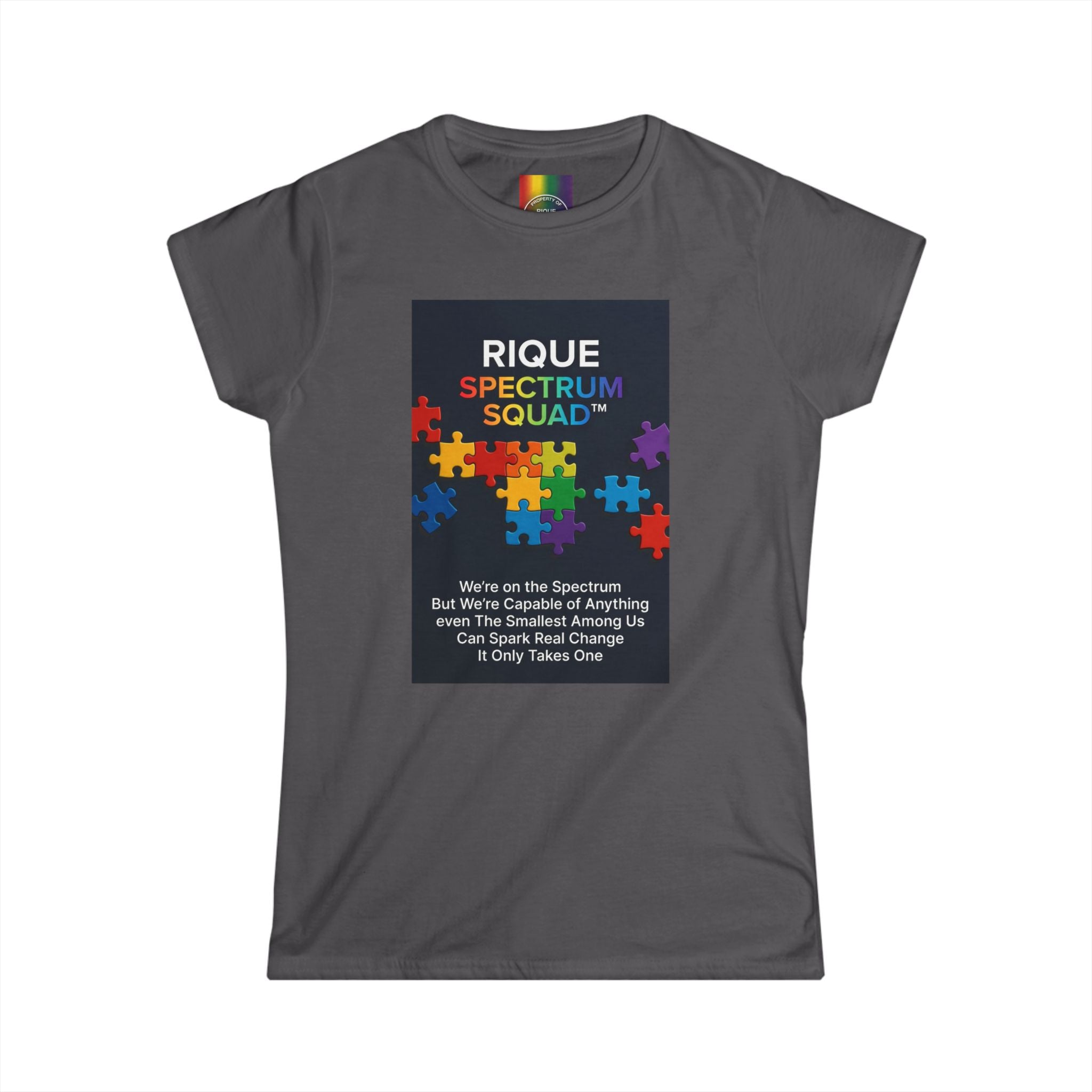 Autistic Pride Tee — 'autstic' Graphic