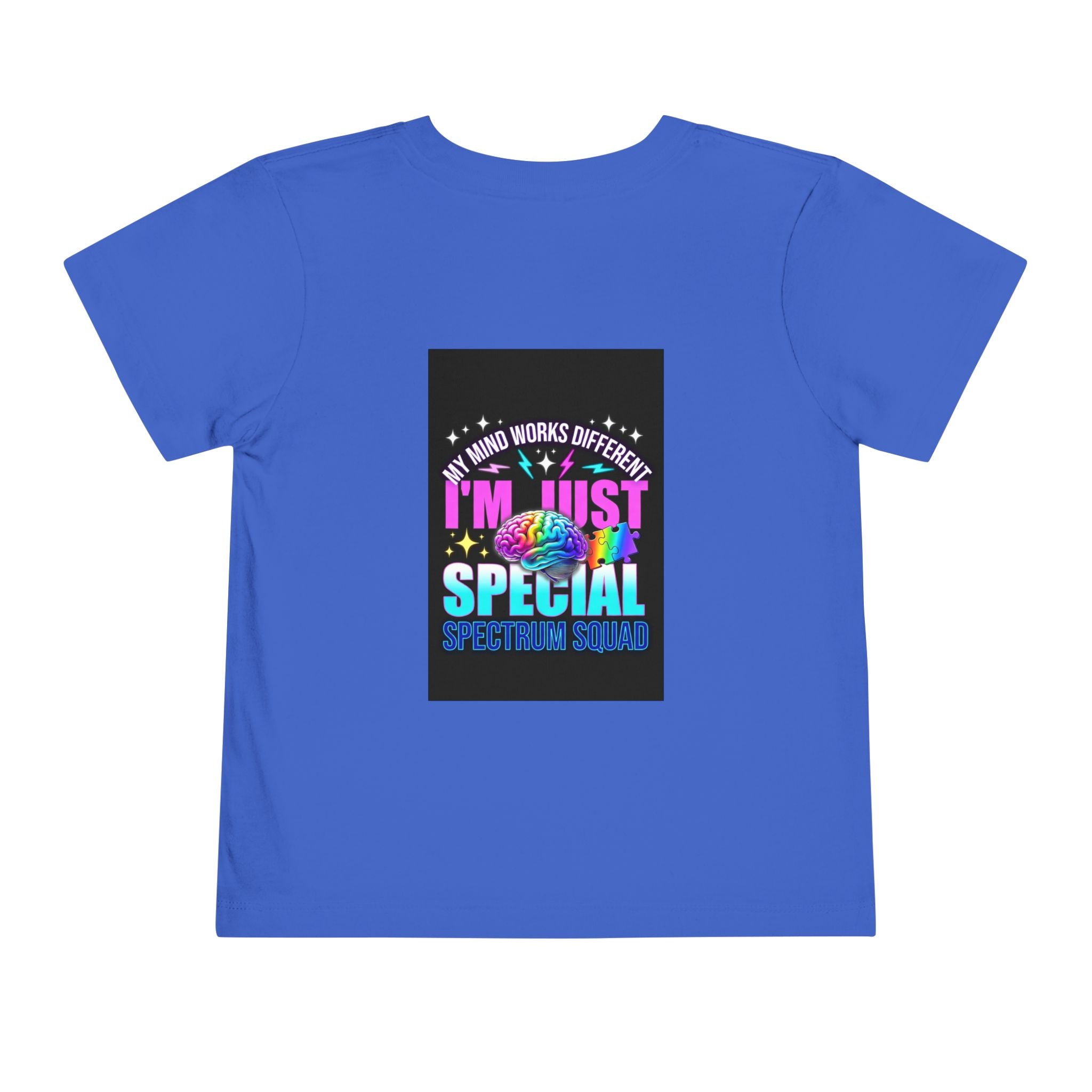 Toddler Tee — "My Mind Works Different I'm Just Special" Autism Pride Shirt