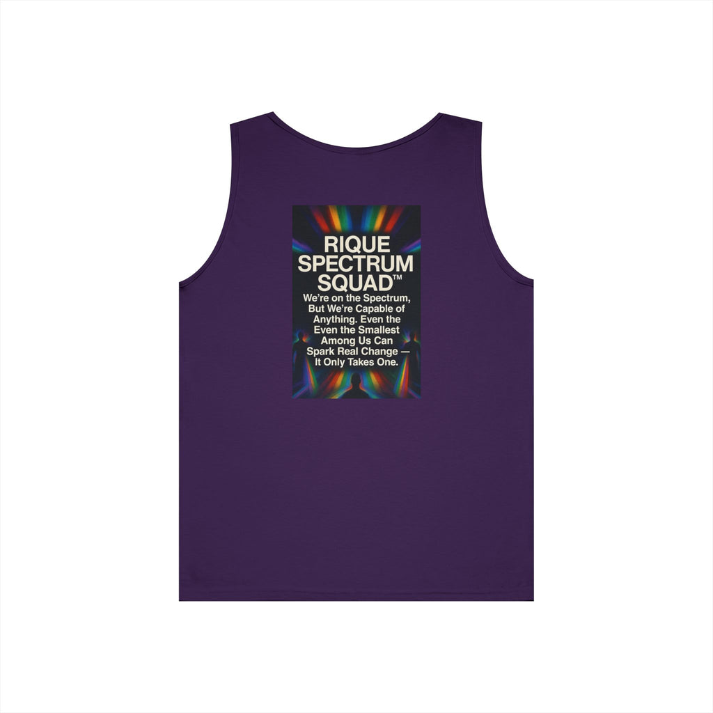 Autistic Pride Campaign Tank – “Proudly Autistic, Wants Change” Political Pride Tank
