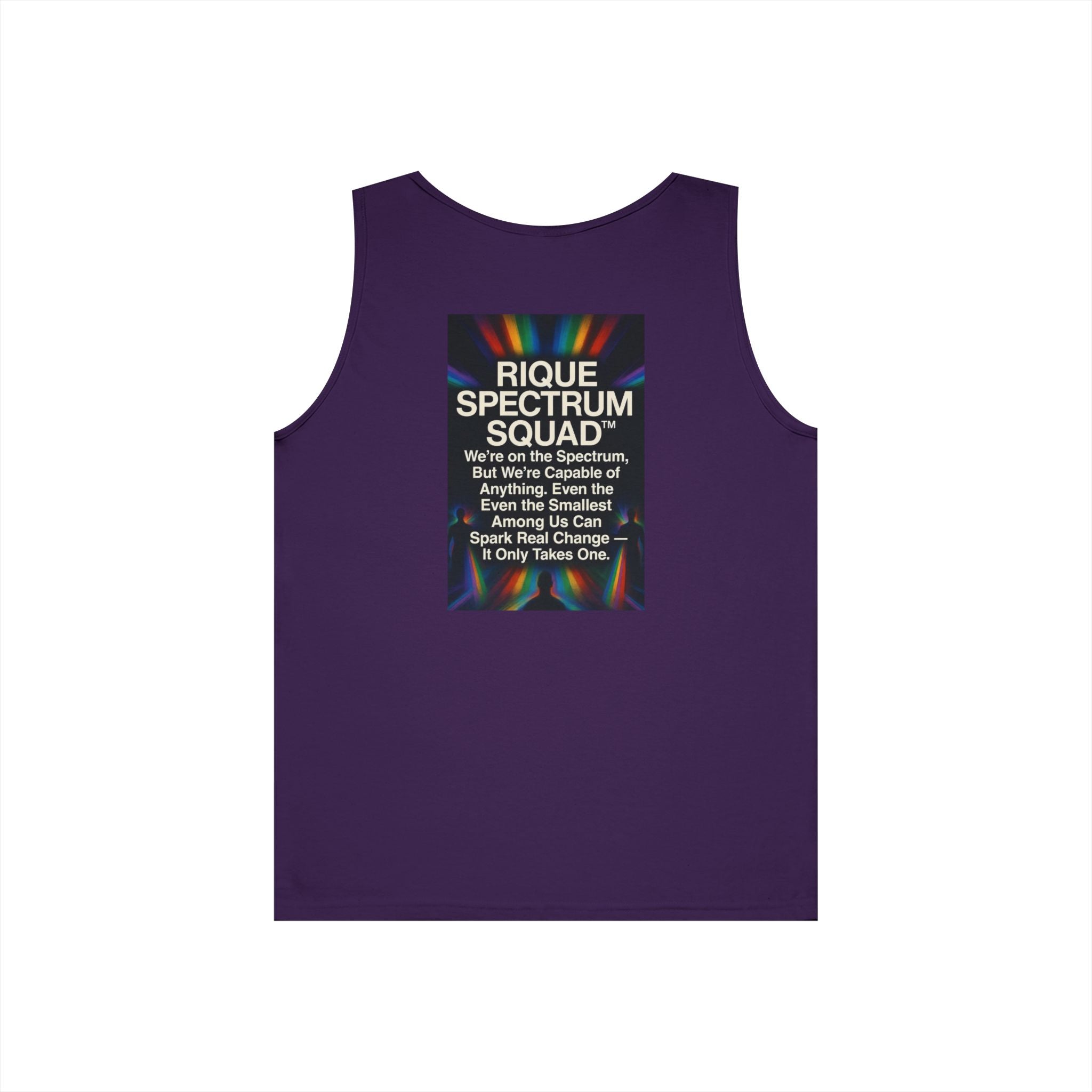 Autistic Pride Campaign Tank – “Proudly Autistic, Wants Change” Political Pride Tank