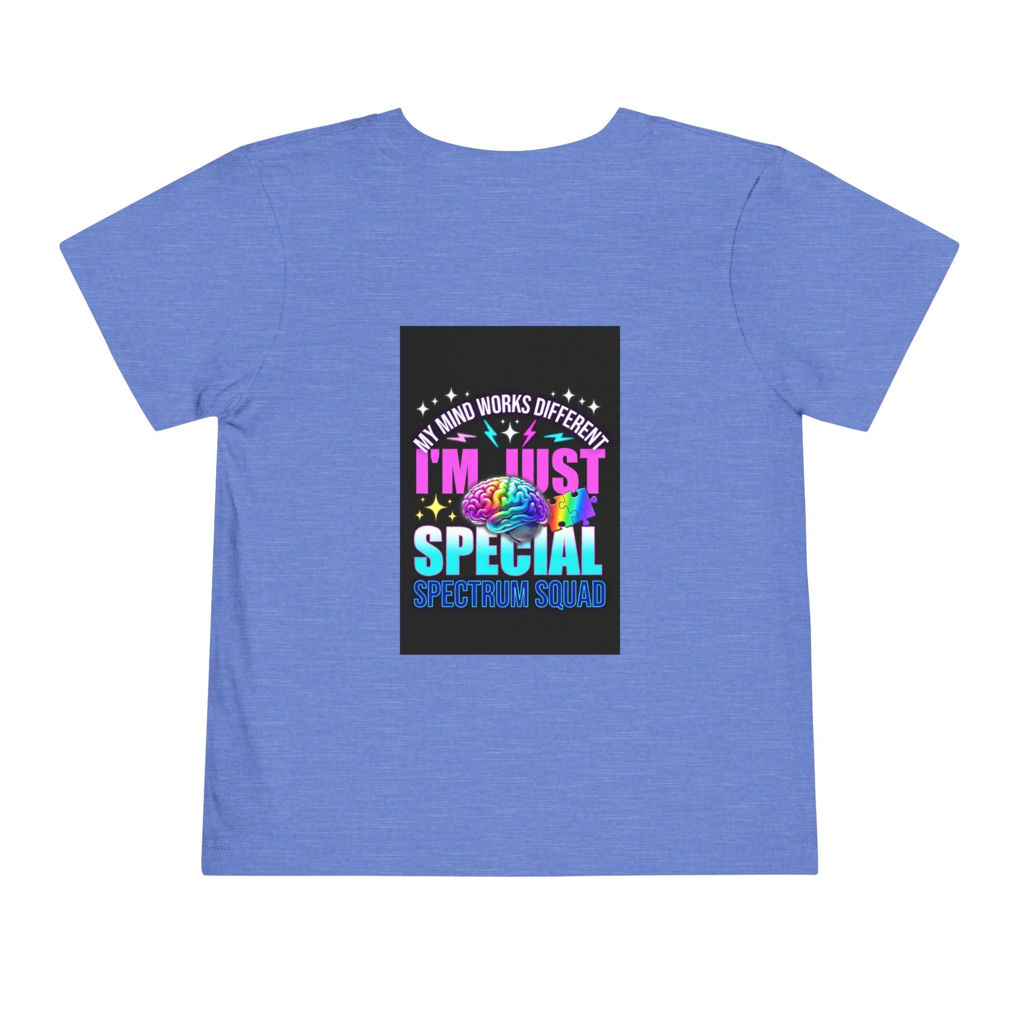 Toddler Tee — "My Mind Works Different I'm Just Special" Autism Pride Shirt