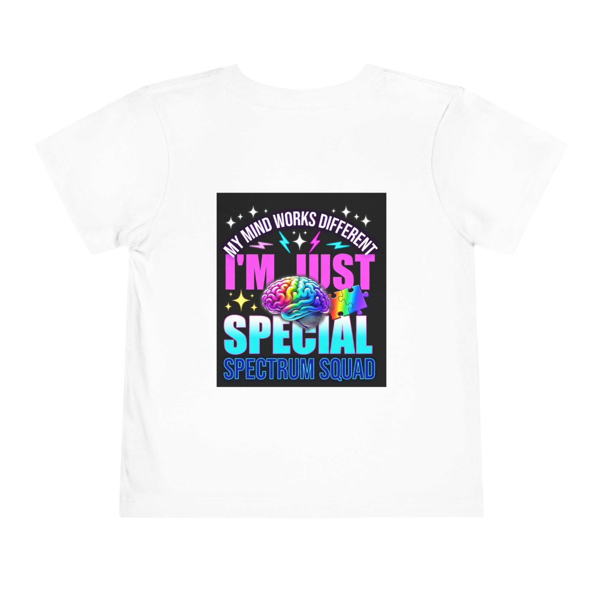 Toddler Tee — "My Mind Works Different" Autism Spectrum Pride Kids Shirt