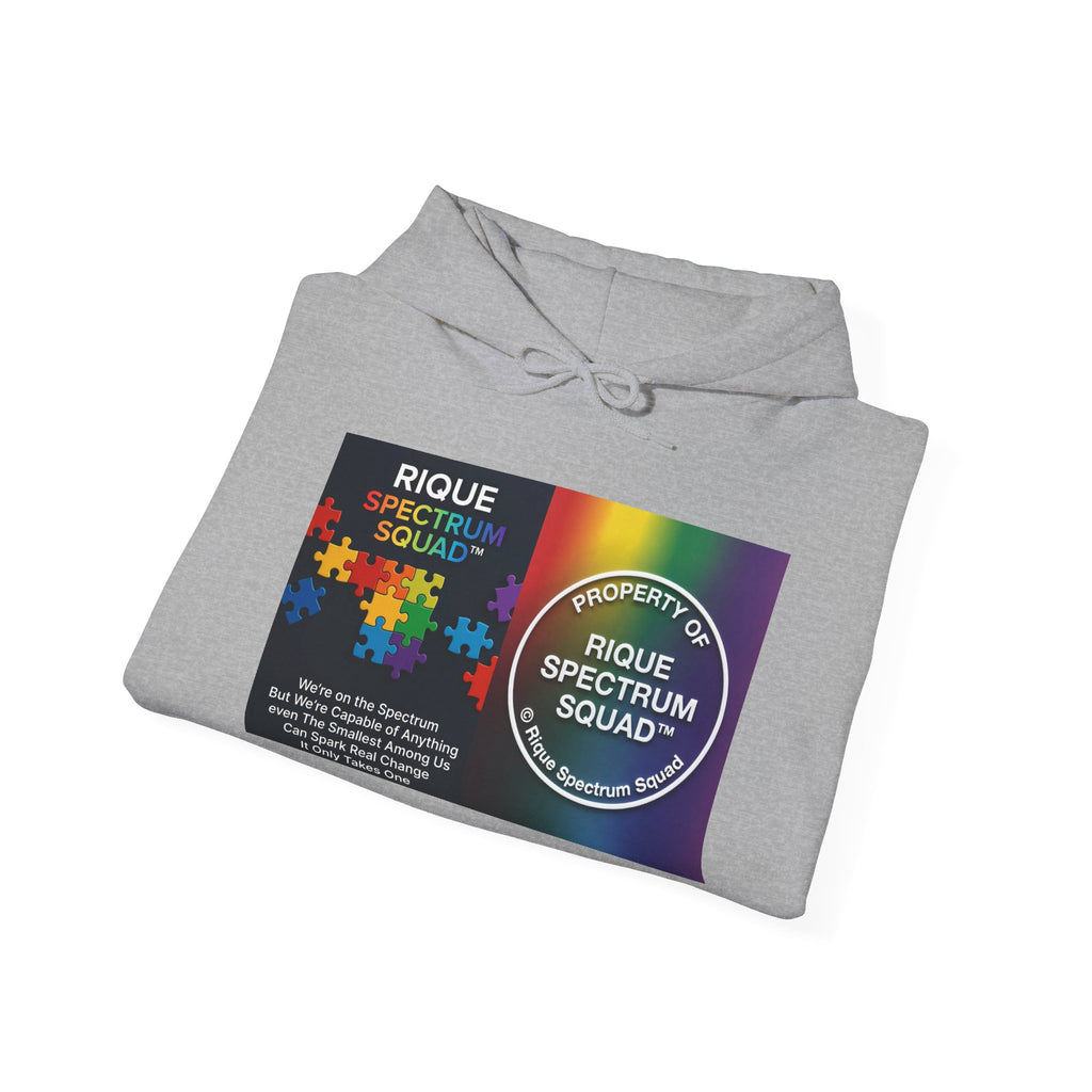Spectrum Squad Hoodie — Riques Collective Minds Rainbow Logo Sweatshirt