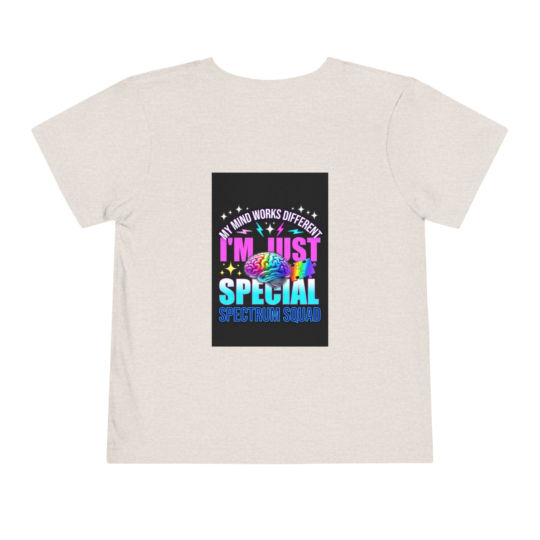 Toddler Tee — "My Mind Works Different I'm Just Special" Autism Pride Shirt