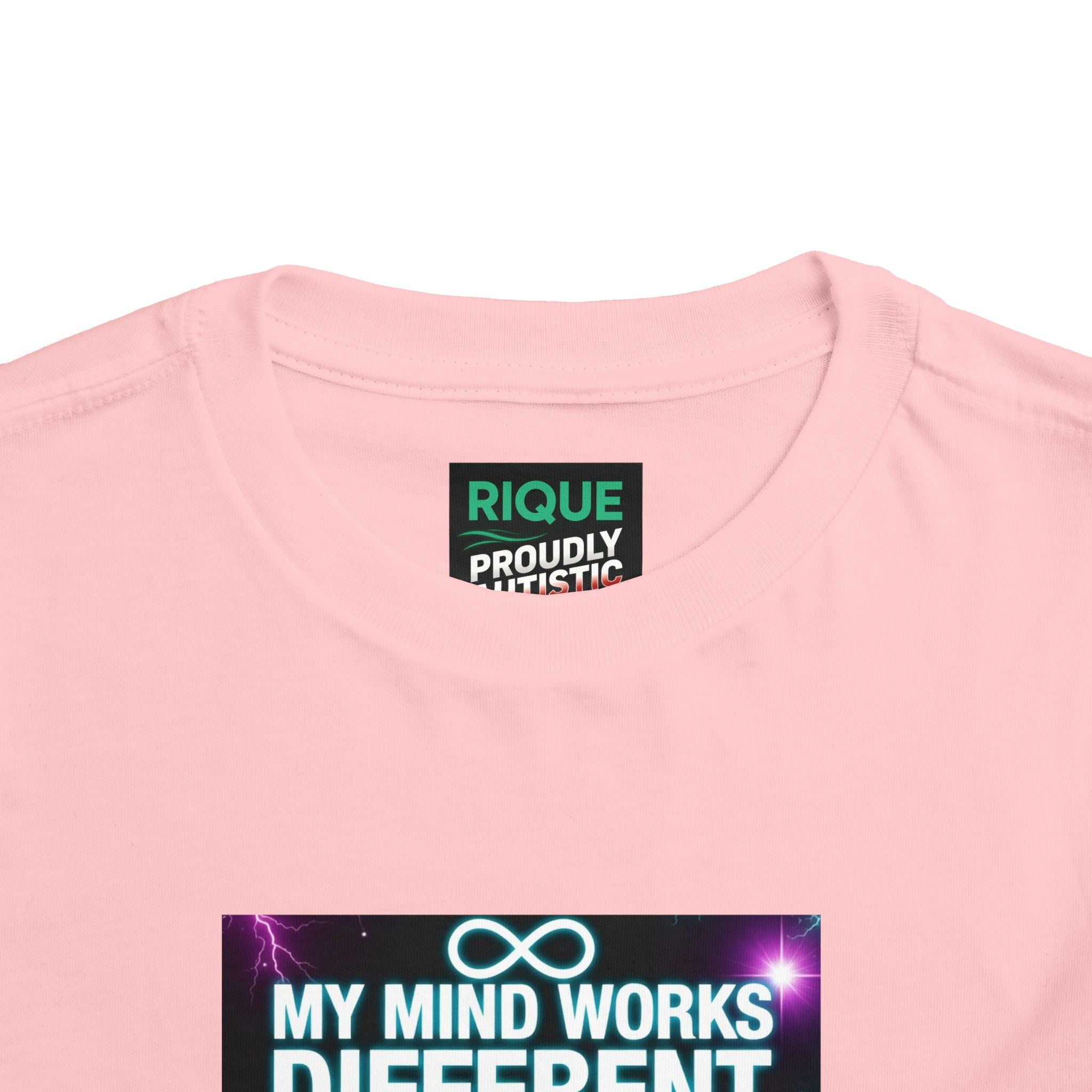 Toddler Tee — "My Mind Works Different I'm Just Special" Autism Pride Shirt