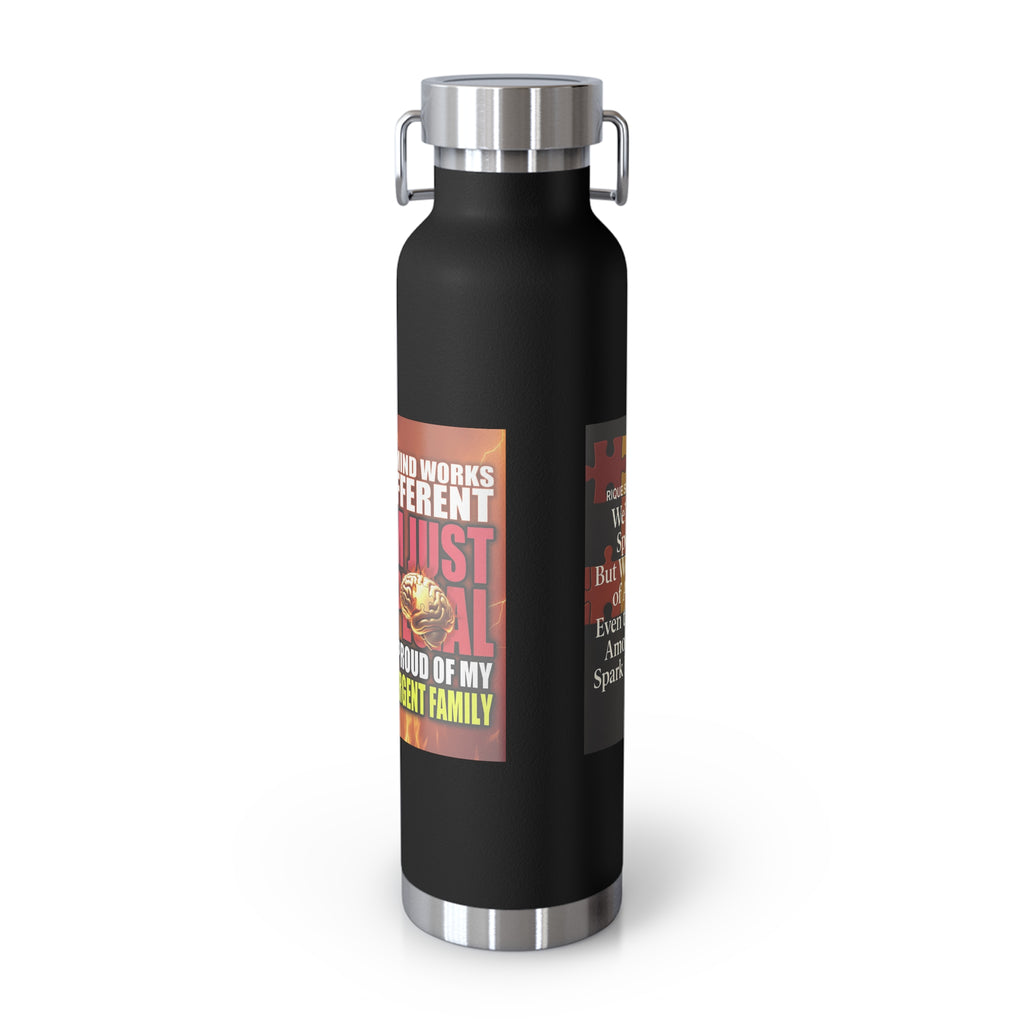 Autism Awareness 22oz Insulated Bottle — Rainbow Multi-Color Collection