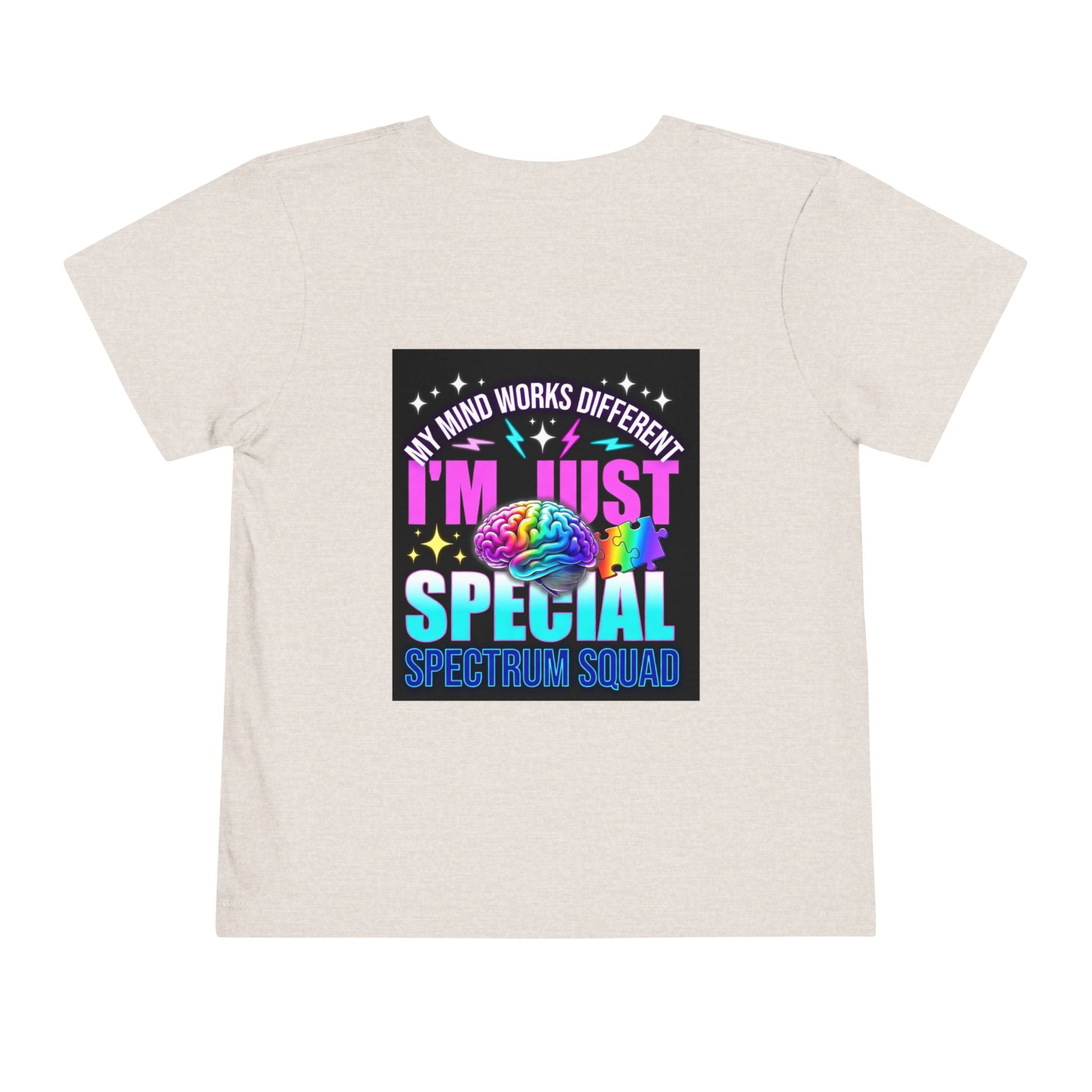 Toddler Tee — "My Mind Works Different" Autism Spectrum Pride Kids Shirt