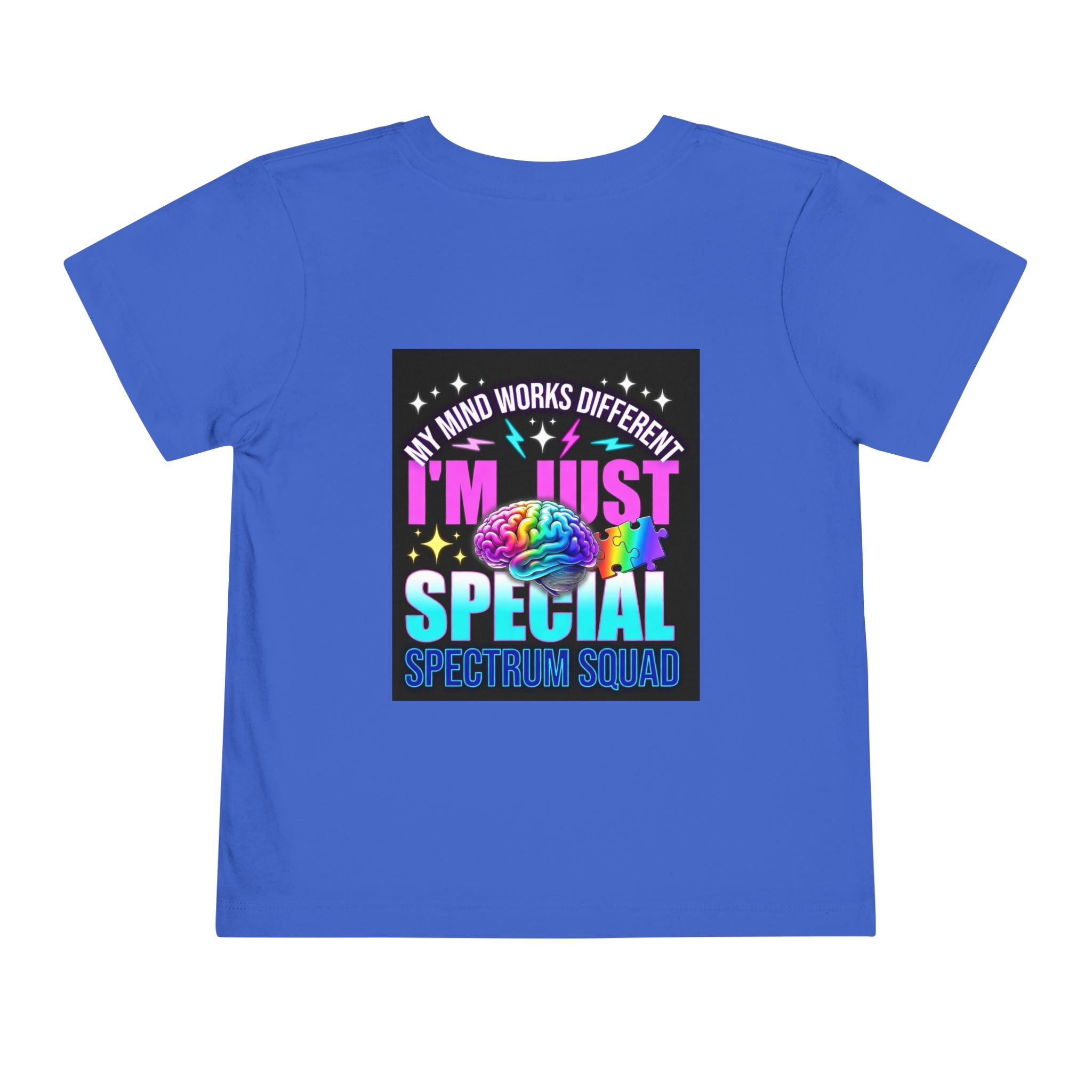 Toddler Tee — "My Mind Works Different" Autism Spectrum Pride Kids Shirt