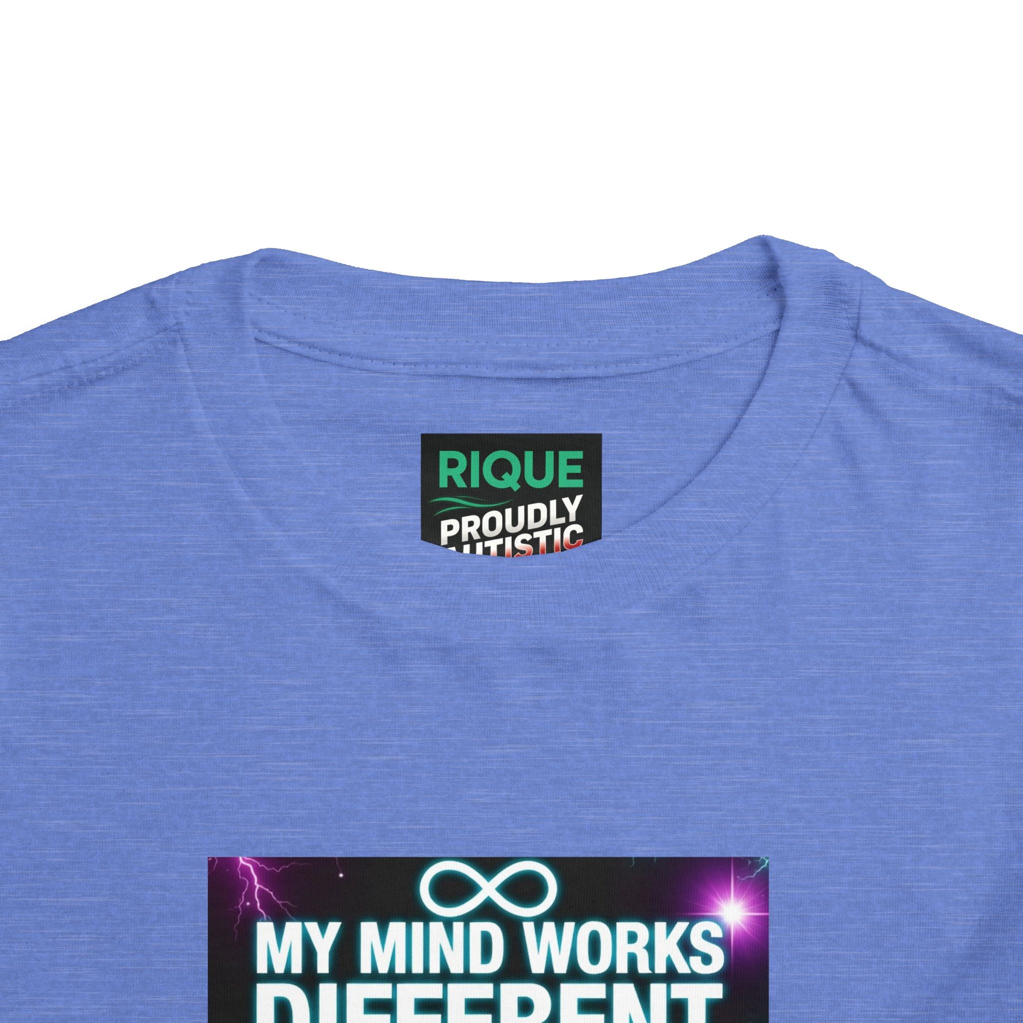 Toddler Tee — "My Mind Works Different I'm Just Special" Autism Pride Shirt