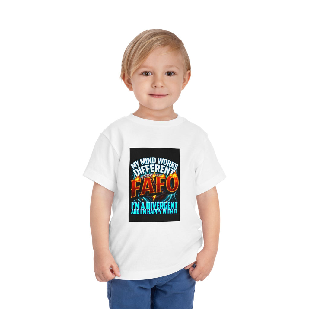 Toddler Tee — "My Mind Works Different" Autism Spectrum Pride Kids Shirt