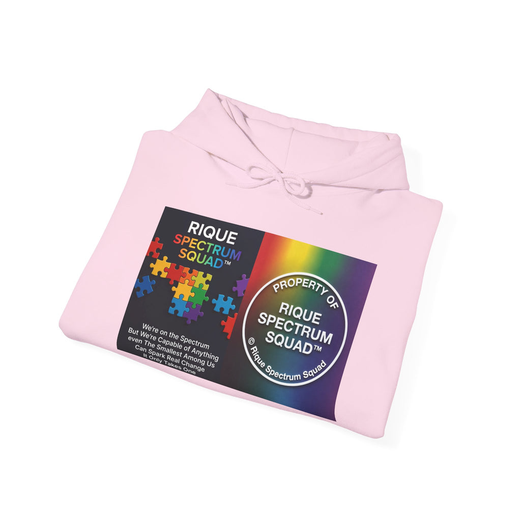 Spectrum Squad Hoodie — Riques Collective Minds Rainbow Logo Sweatshirt