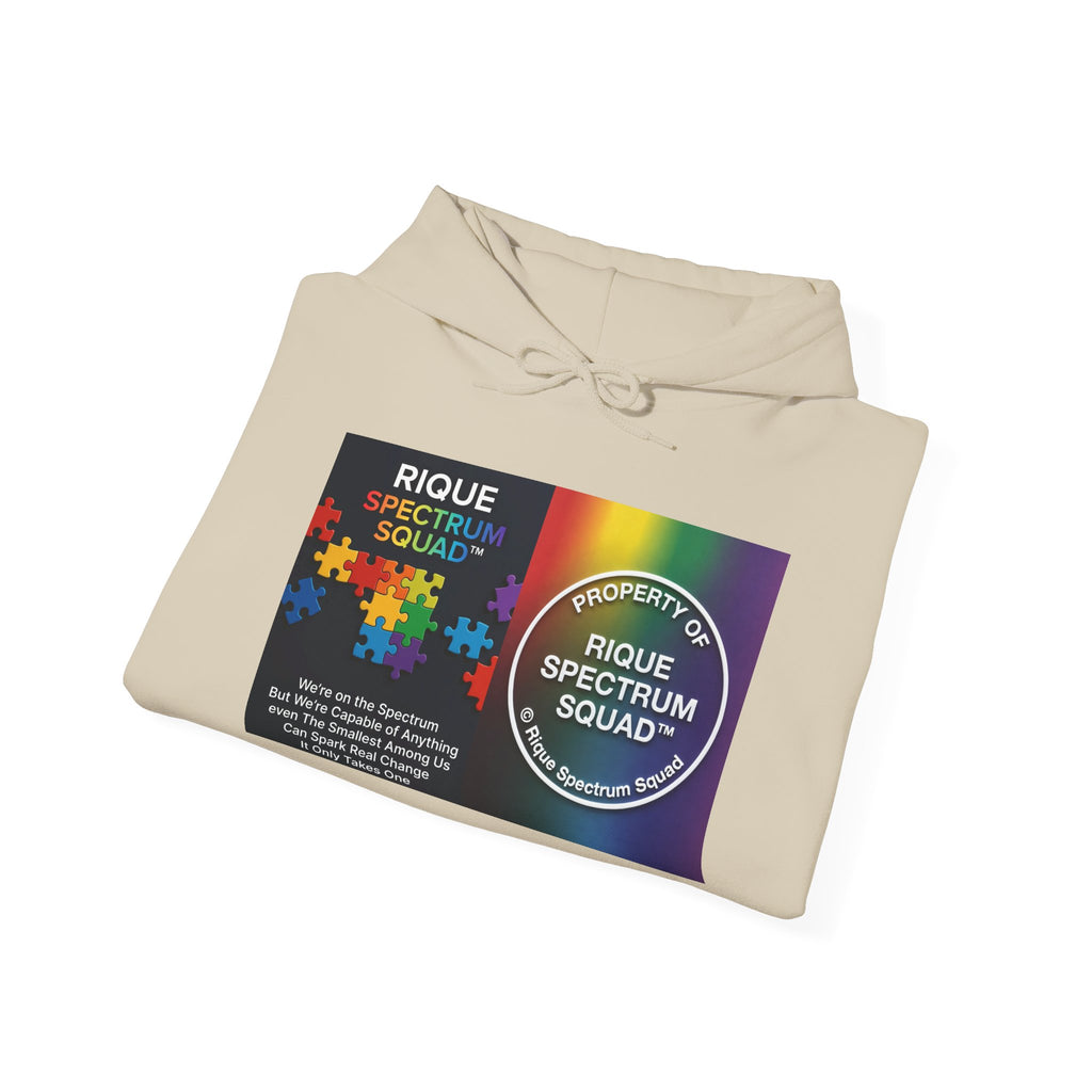 Spectrum Squad Hoodie — Riques Collective Minds Rainbow Logo Sweatshirt